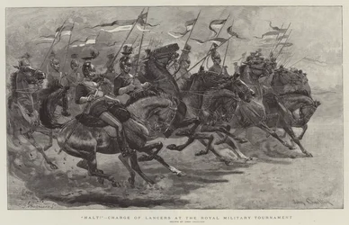Halt!, Charge of Lancers at the Royal Military Tournament