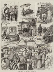 Sketches at Henley Regatta