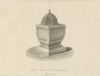 Font in Sandon Church