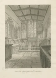 Interior of Blithfield Church