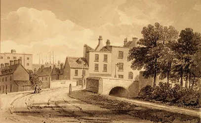 View of the Mill Pond Bridge, Bermondsey