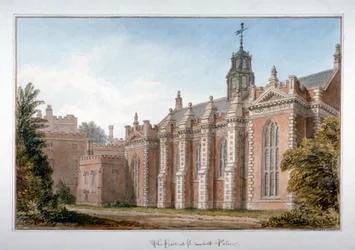 View of the hall at Lambeth Palace, London, 1831