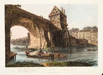 St Cloud, Water Engine, illustration from Versailles, Paris and Saint Denis