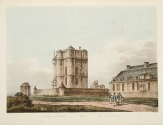 The Castle of Vincenne, illustration from Versailles, Paris and Saint Denis, published 1810
