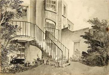 View of a house in Bayswater belonging to Mr. Wilson, c.1808