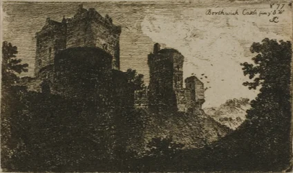 Borthwick Castle from the Southwest