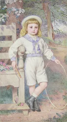 Boy with a Hoop