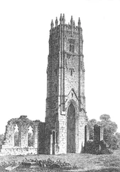 Grey Friars Tower, Richmond, North Yorkshire, c. 1800-1833