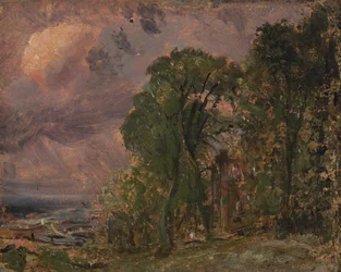 A View at Hampstead with Stormy Weather