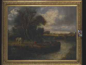 Barge On The Canal