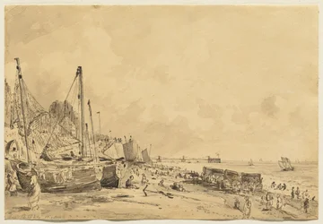Brighton Beach, Looking East, 1824