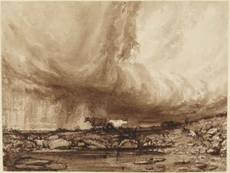 Cattle in a Thunderstorm