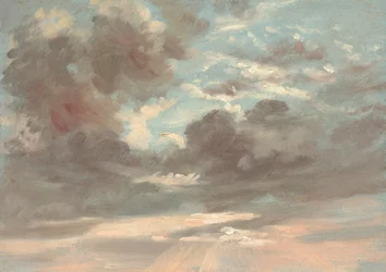 Cloud Study: Stormy Sunset, 1821-1822