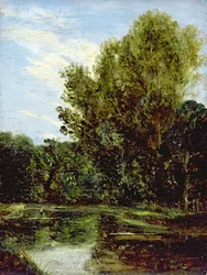 Corner of Hampstead Ponds