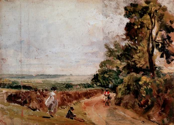 Country Road between East Bergholt and Flatford
