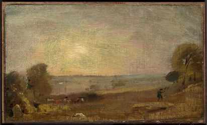 Dedham Vale from the Road to East Bergholt, Sunset