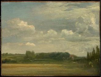 East Bergholt Common, View toward the Rectory