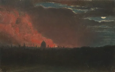 Fire in London, Seen from Hampstead
