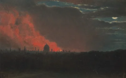 Fire in London, Seen from Hampstead, Oct. 16, 1834