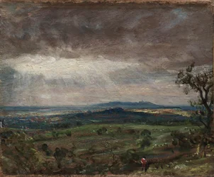 Hampstead Heath, Looking Toward Harrow, circa 1821