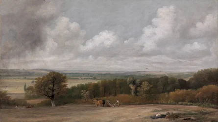 Ploughing Scene in Suffolk, 1824 to 1825