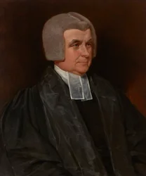 Portrait of the Reverend Dr. John Wingfield (1760-1825), Canon of Worcester Cathedral, half-length, in a black gown and white bands