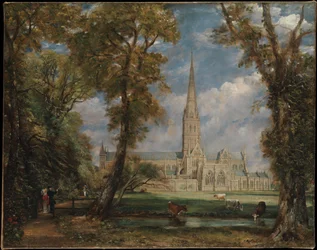 Salisbury Cathedral from the Bishop