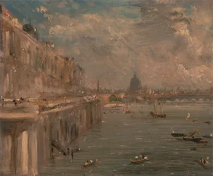 Somerset House Terrace from Waterloo Bridge