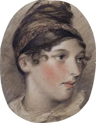 Study of the Head of a Lady in Profile