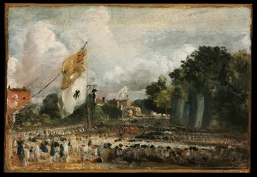 The Celebration in East Bergholt of the Peace of 1814 Concluded in Paris between France and the Allied Powers