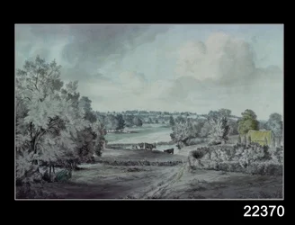 The Valley of the Stour, with Langham church in the distance