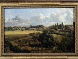 The vegetable garden and fruit garden. Landscape of the English countryside, 1815, Ipswich, Borough Council Museum