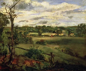 View of Highgate from Hampstead Heath