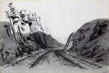 Blisworth Cutting, Northamptonshire, September 1838