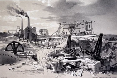 Pumps, ventilating shaft, Kilsby Tunnel, Northamptonshire, 15th July 1837