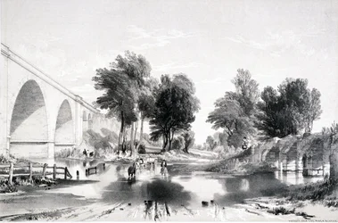 Viaduct over the River Blythe, London & Birmingham Railway, 1839