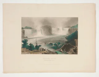 Niagara Falls (From near Clifton House), illustration for Nathaniel Parker Willis