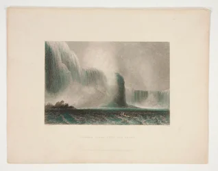 Niagara Falls from the Ferry, illustration for Nathaniel Parker Willis