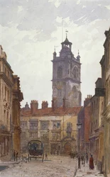 Church of St Giles without Cripplegate, City of London, 1880