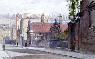 Emmanuel Hospital, Buckingham Gate, View from the Street