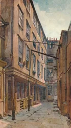 Golden Buildings, Strand, Westminster, London, c1880