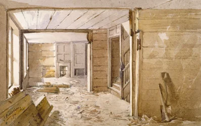 Interior of the Room Next to the White Lyon Prison, Borough High Street, Southwark, London, 1887