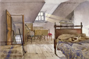 Interior view of Marshalsea Prison, Borough High Street, Southwark, London