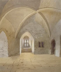 Interior View of the Prison in the Bowyer Tower, Tower of London, Stepney, London