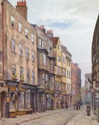 Lost London: Holywell Street, looking West