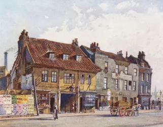 Lost London: Houses on West Side of Church Street, Lambeth