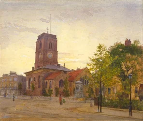 View of All Saints Church, Chelsea, London