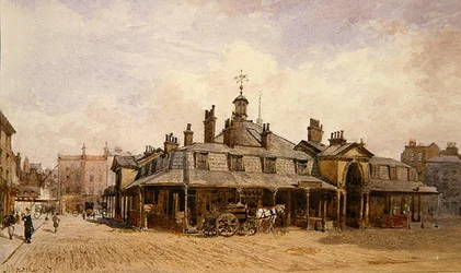 View of Oxford Market, St. Marylebone, c.1880