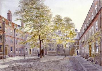 View of Staple Inn, London, 1882