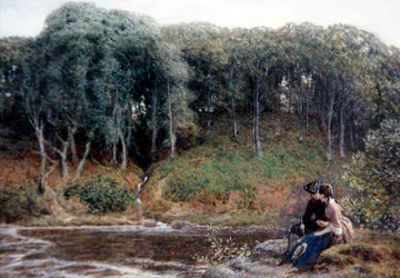 Lovers by a Lake